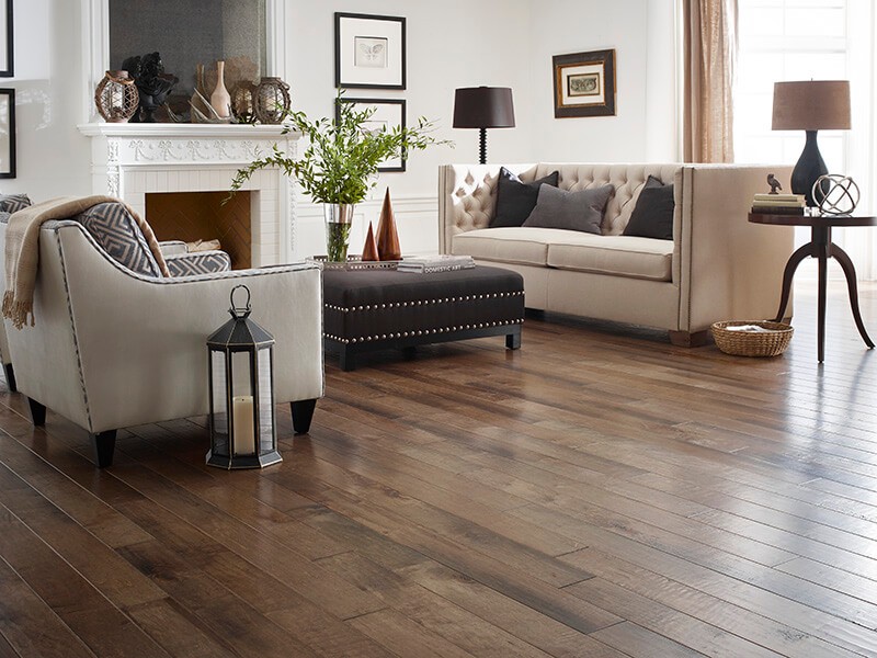 Living room Hardwood | Carpet Advantage